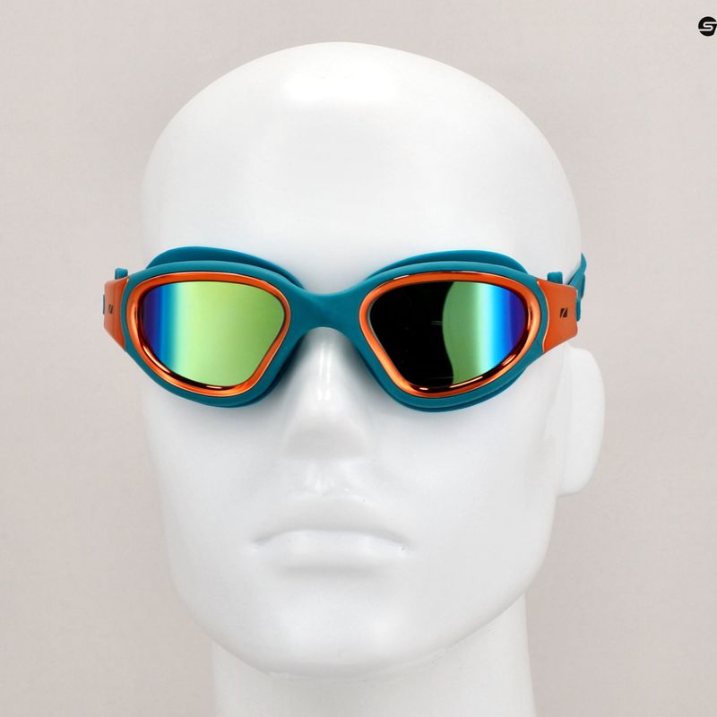 ZONE3 Vapour teal/copper swimming goggles 11