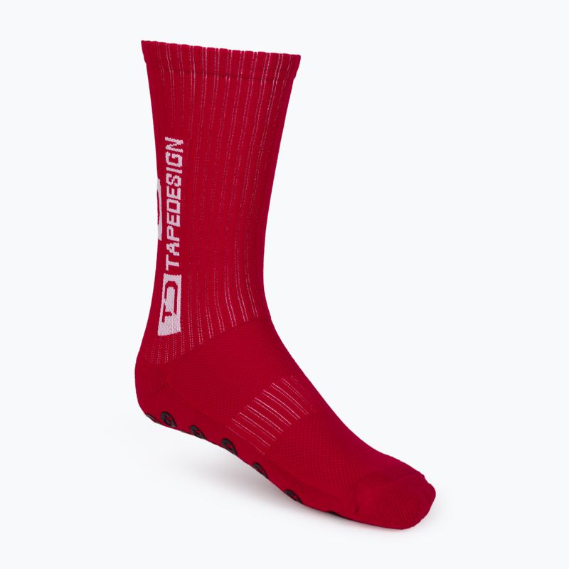 Men's Tapedesign anti-slip football socks red TAPEDESIGN RED