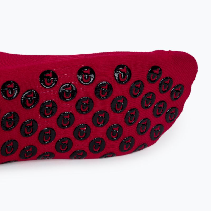 Men's Tapedesign anti-slip football socks red TAPEDESIGN RED 4