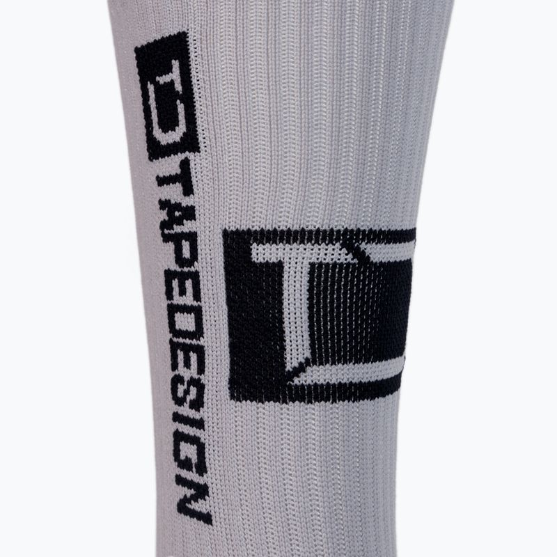 Men's Tapedesign anti-slip football socks grey TAPEDESIGNSZARY 5