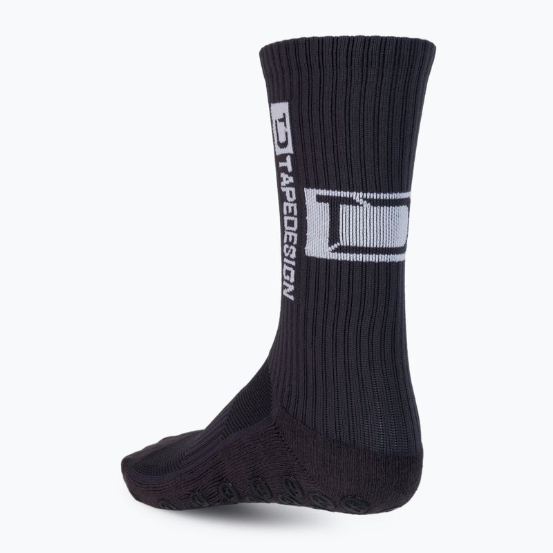 Men's Tapedesign anti-slip football socks grey 2