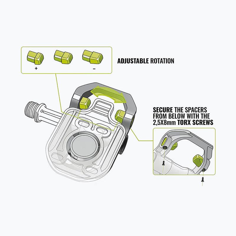 Bike pedals magped Road 2 200Nm grey 4