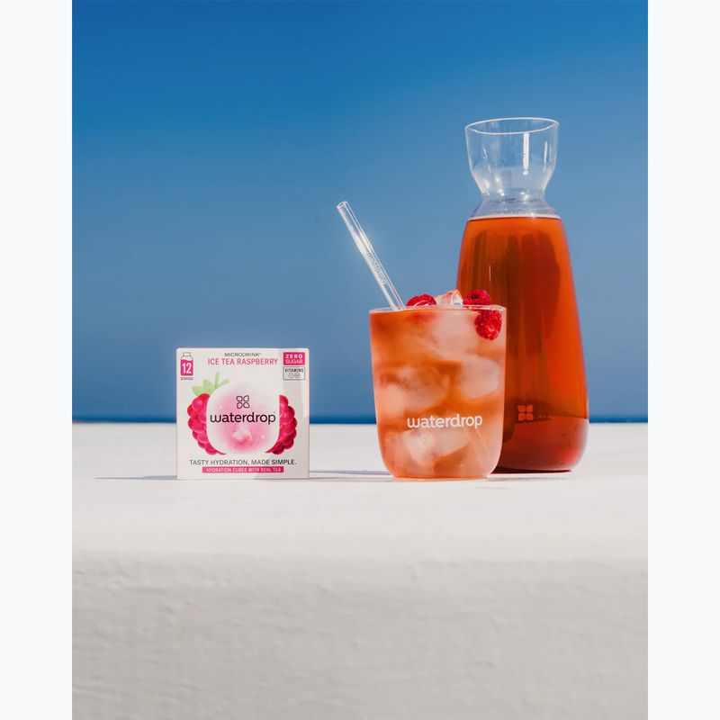 Isotonic drink waterdrop Microdrink Flair 12 cubes raspberry/ elderflower 3