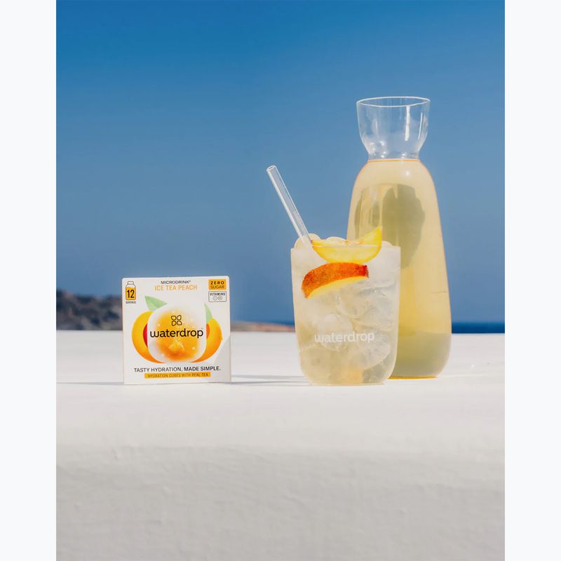 Waterdrop rehydration drink Microdrink Ice Tea 12 cubes peach 3