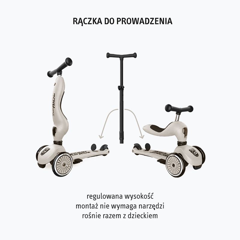 Scoot & Ride Highwaykick 1 Pusch And Go ash children's tricycle scooter 6