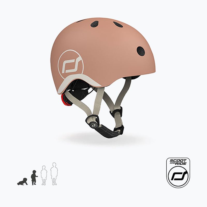 Children's helmet Scoot & Ride XXS-S mocha 7