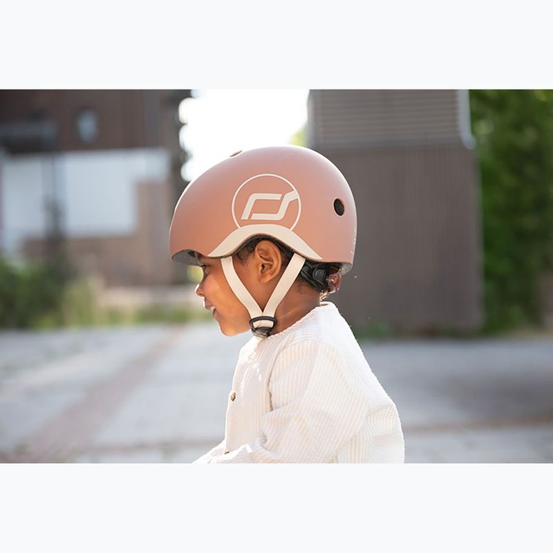 Children's helmet Scoot & Ride XXS-S mocha 12
