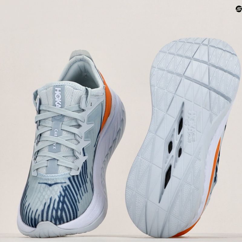 HOKA Carbon X-SPE men's running shoes plein air/birds of paradise 10