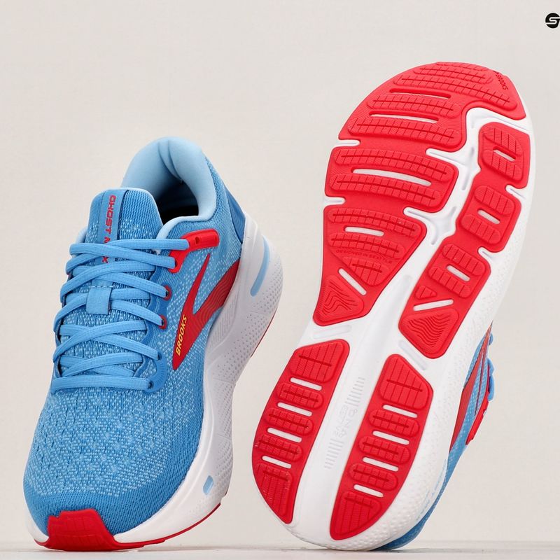 Women's running shoes Brooks Ghost Max marina/bittersweet/open air 11