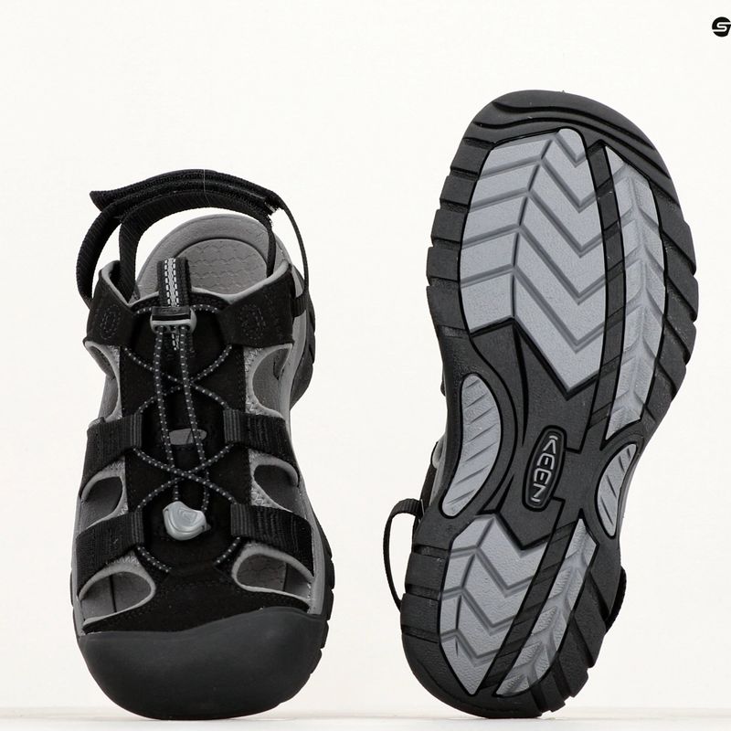 KEEN Rapids H2 men's trekking sandals black/steel grey 9