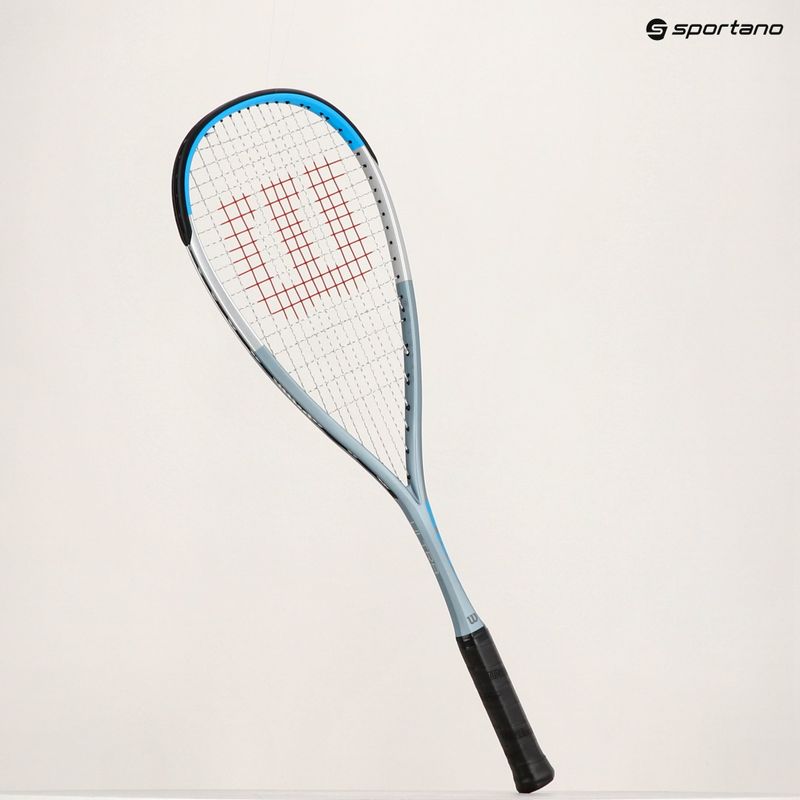 Wilson Ultra L blue/silver squash racket 16