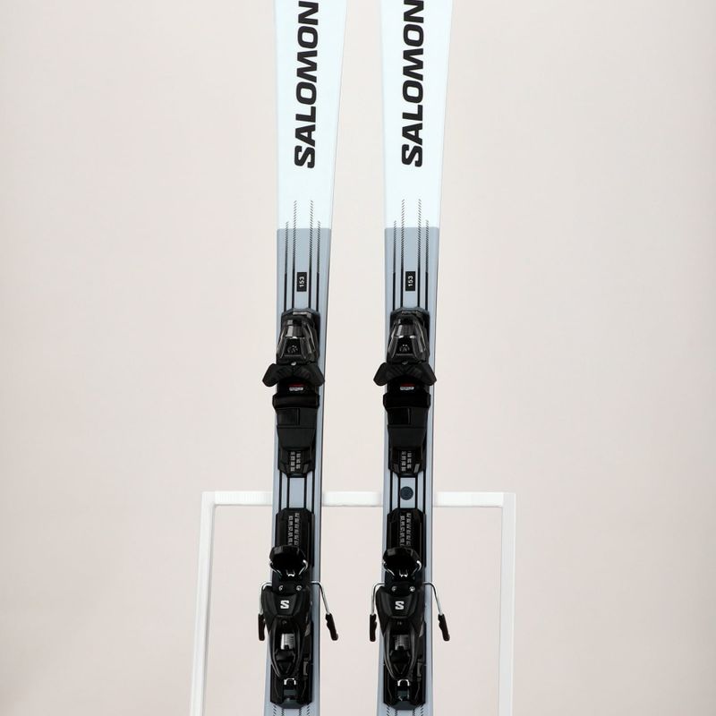 Salomon S/Max 4 + M10 GW L80 white/red/black downhill skis 10