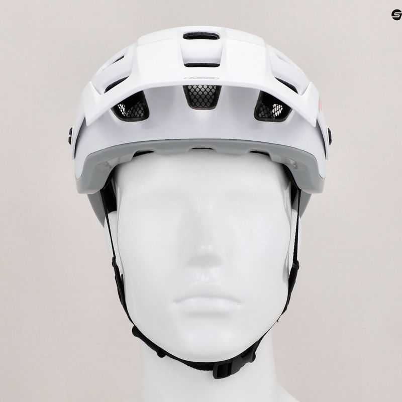 ABUS bike helmet MoDrop fleece white 8