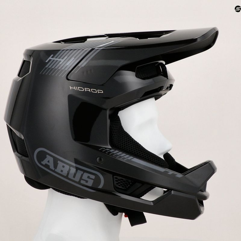 ABUS bike helmet Hidrop shiny black 9