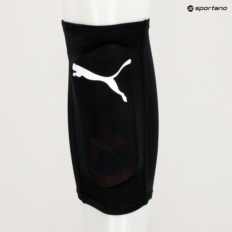 PUMA Ultra Flex Sleeve shin guards ultra orange/blue glimmer 8