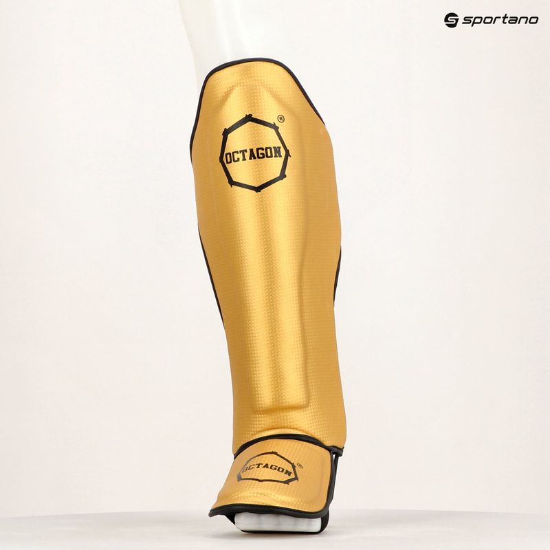 Octagon shin guards Golden gold 11