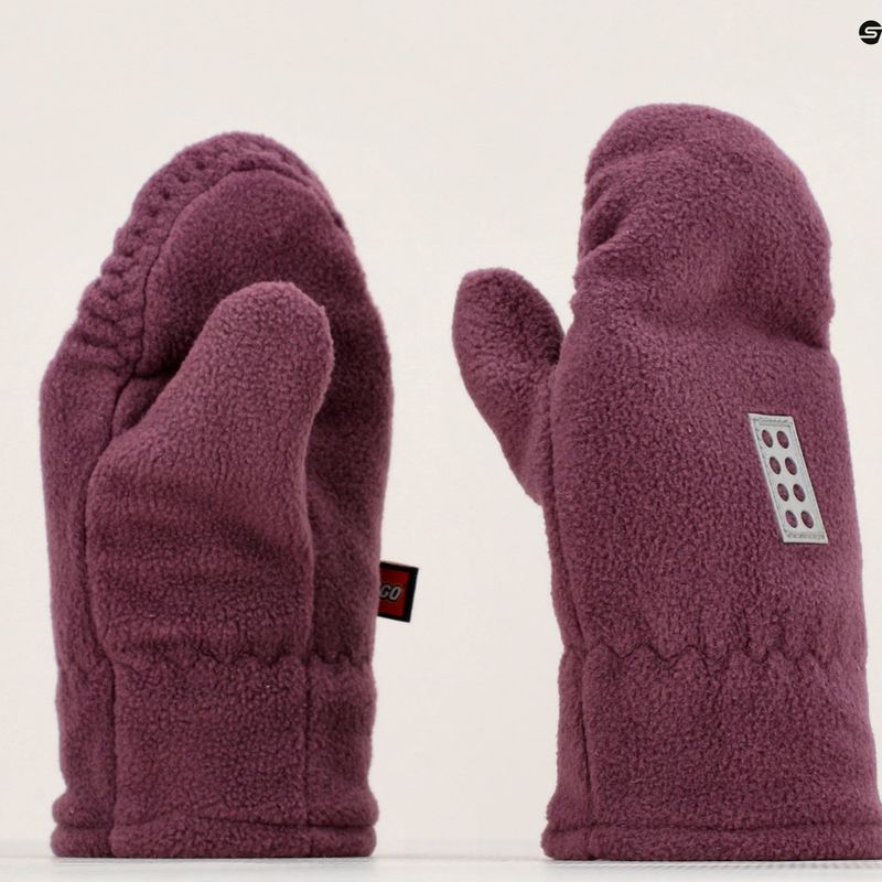 LEGO Lwalex bordeaux ski gloves 6