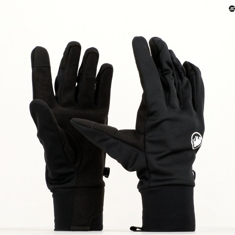 Mammut Astro black trekking gloves 8