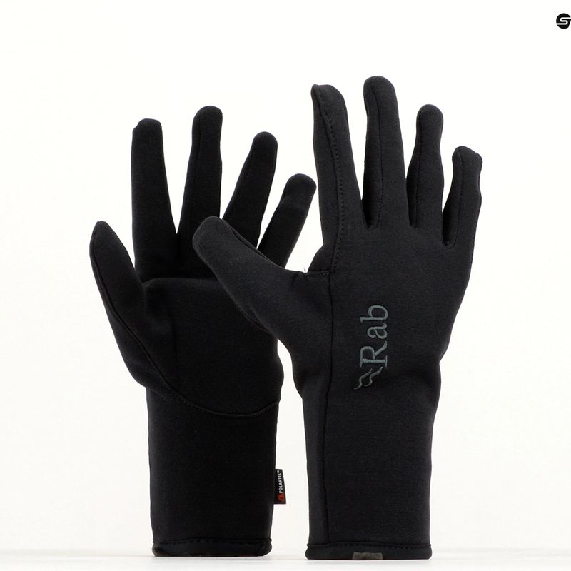 Men's trekking gloves Rab Power Stretch Pro black 8