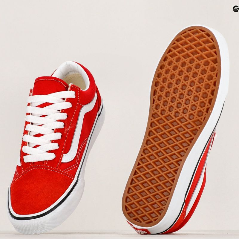 Vans shoes UA Old Skool racing red/true white 14