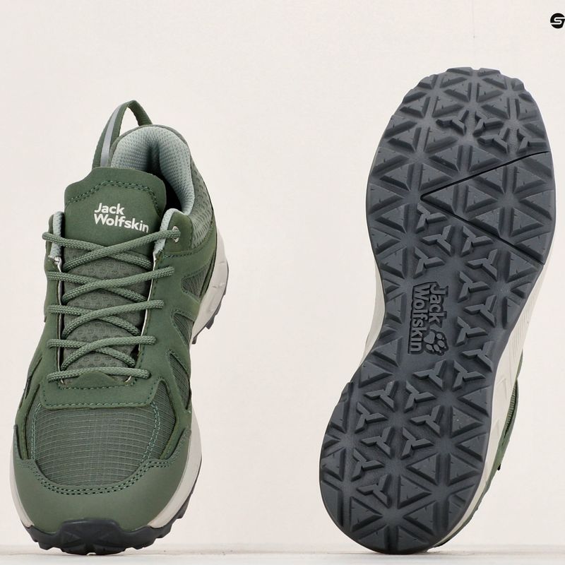 Jack Wolfskin women's trekking boots Woodland 2 Texapore hedge green 10