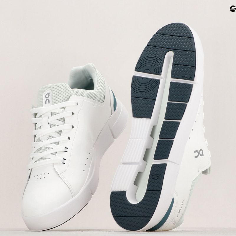 Men's On The Roger Advantage white/ice shoes 10