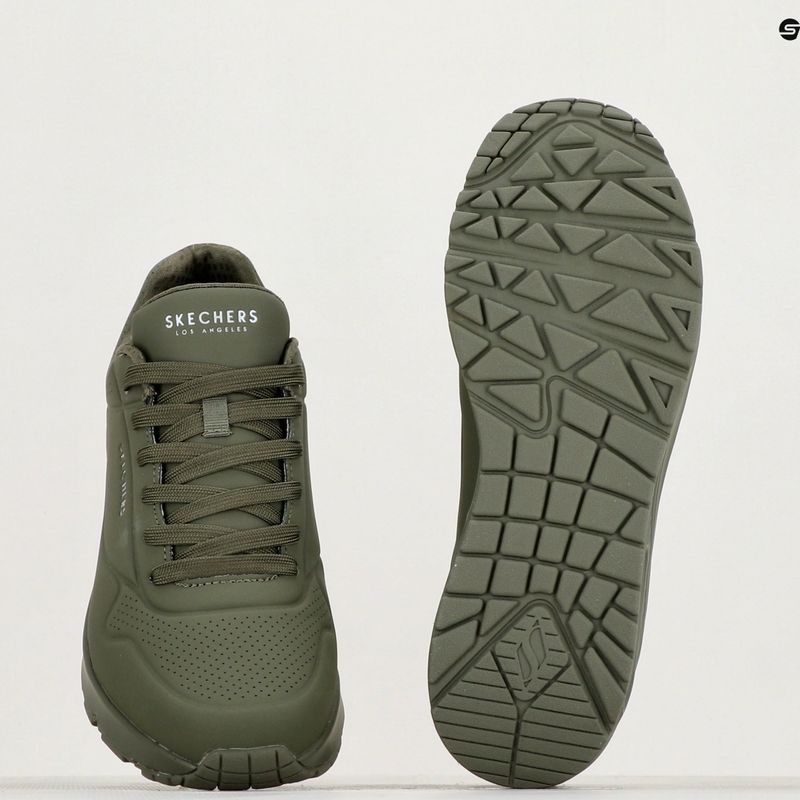 SKECHERS Uno Stand On Air olive men's shoes 12