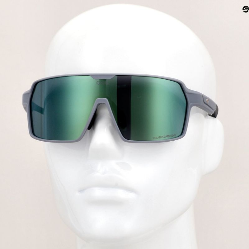 GOG Kronos sunglasses matt grey/black/polychromatic green 10