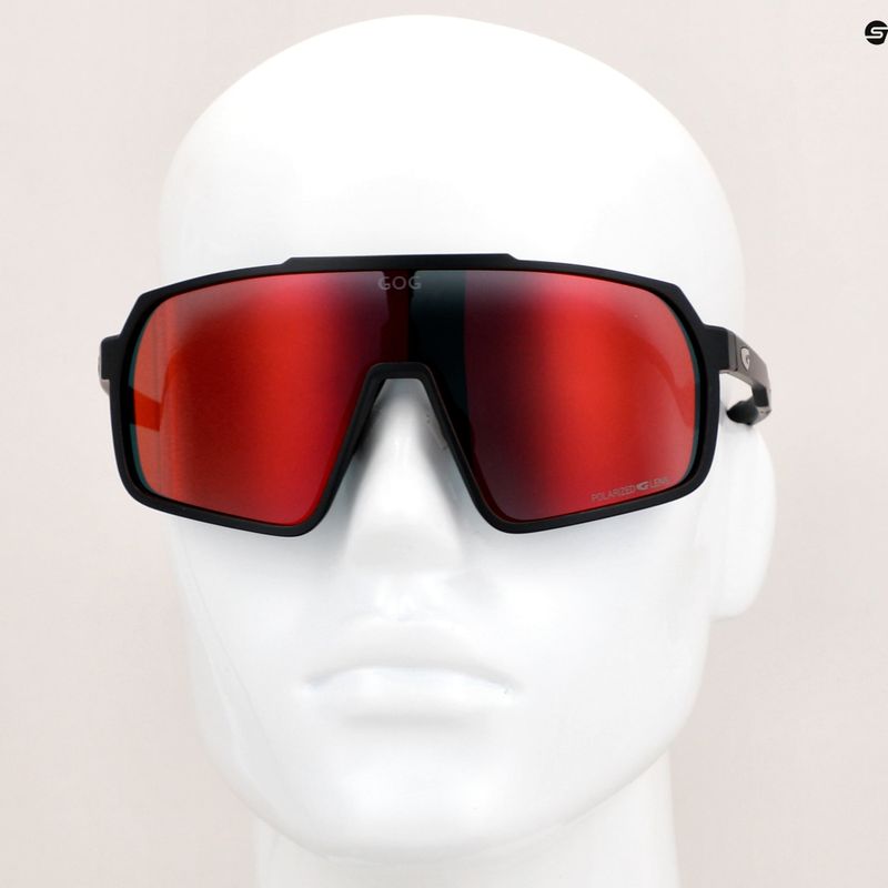 GOG Okeanos matt black/polychromatic red sunglasses 7