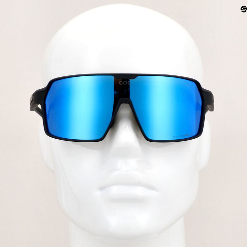 GOG Kronos matt black/polychromatic white-blue sunglasses 10