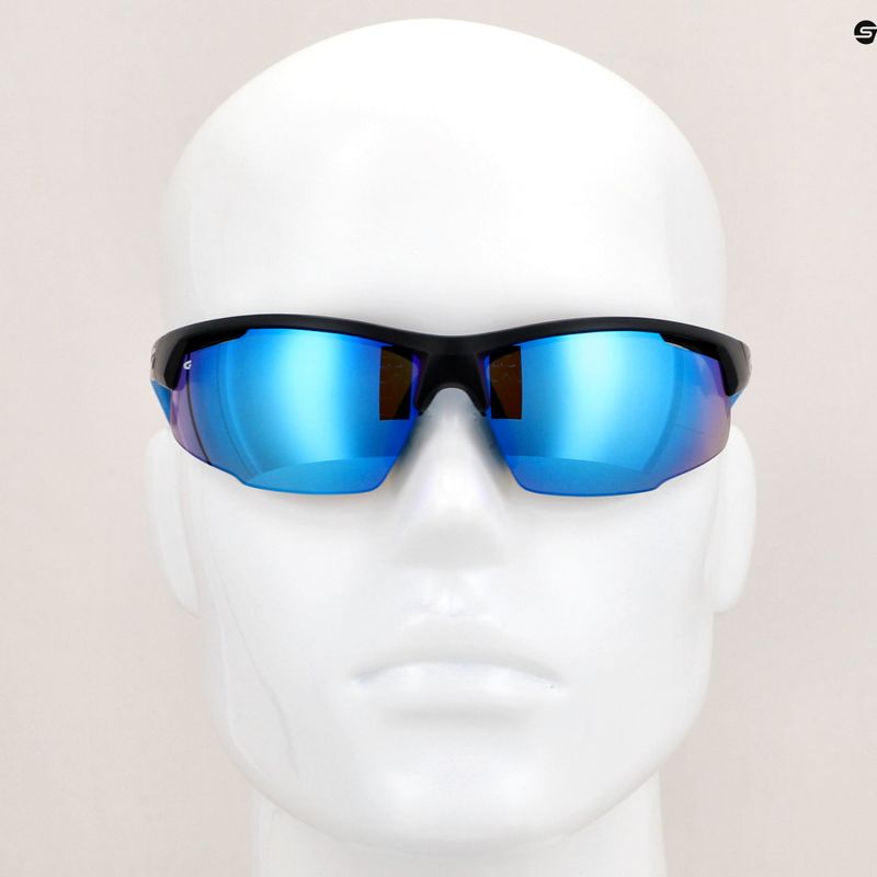 GOG Falcon matt black/blue/polychromatic white-blue sunglasses 12