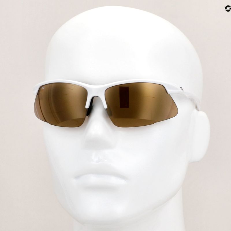 GOG Pico white/black/gold mirror sunglasses 10