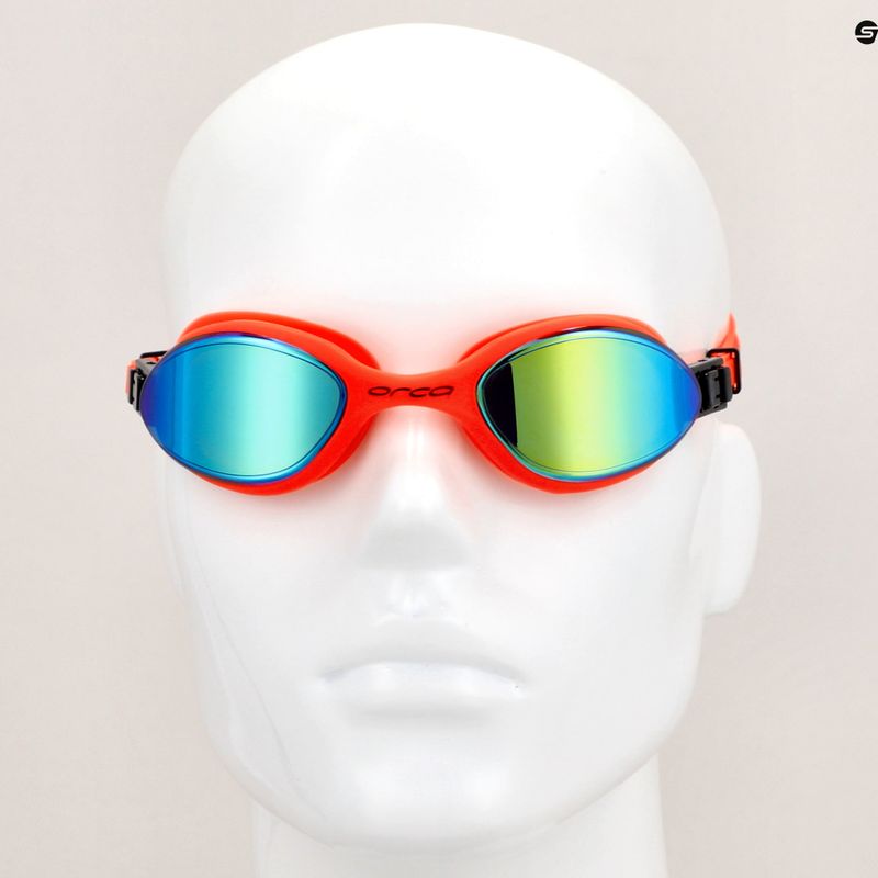 Orca Killa 180º mirror orange swimming goggles 3