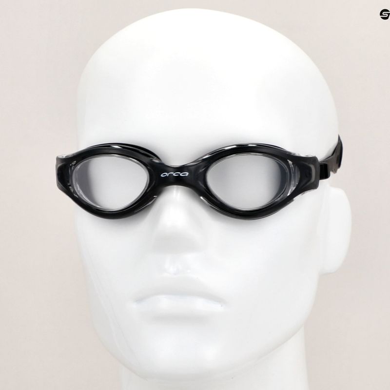 Orca Killa Vision clear black swimming goggles 8