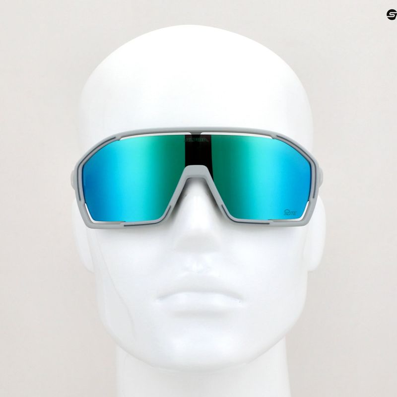 Alpina Bonfire Q-Lite smoke grey matt/silver mirror sunglasses 7