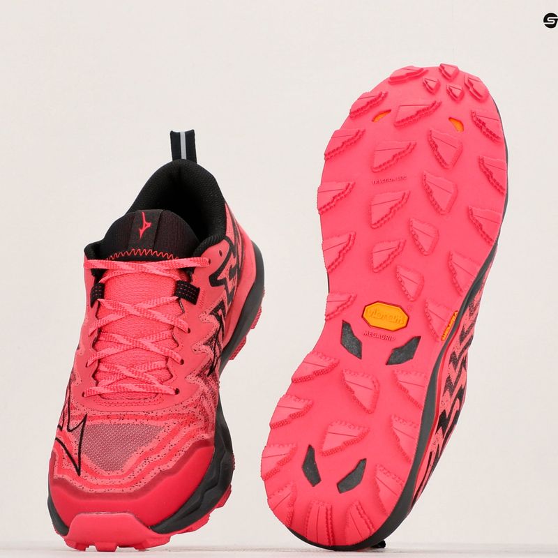 Men's running shoes Mizuno Wave Daichi 8 cayenne/black/high risk red 9