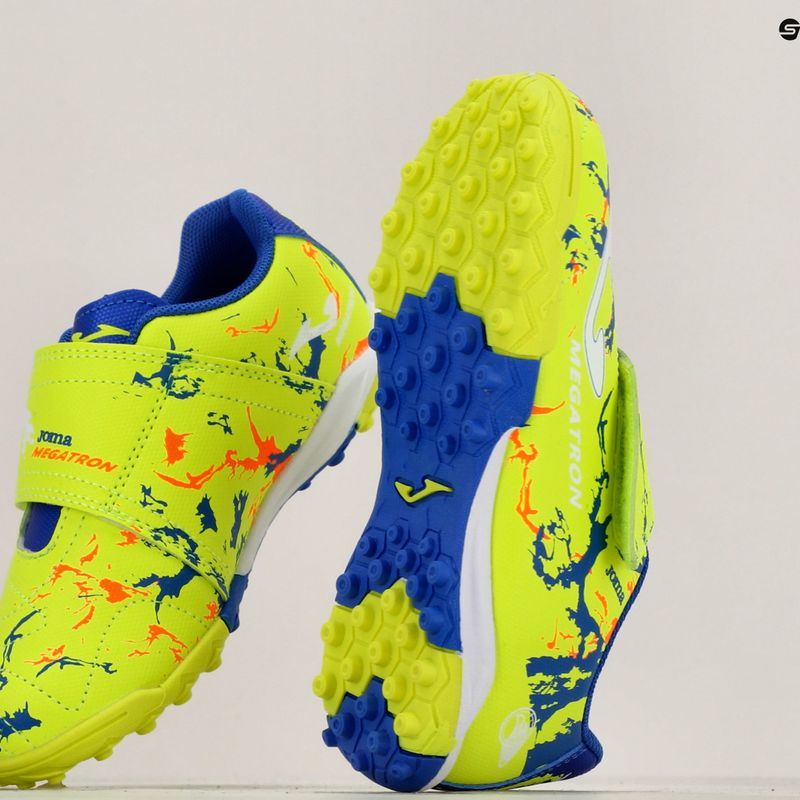 Children's football boots Joma Megatron Jr TF lemon fluor 10