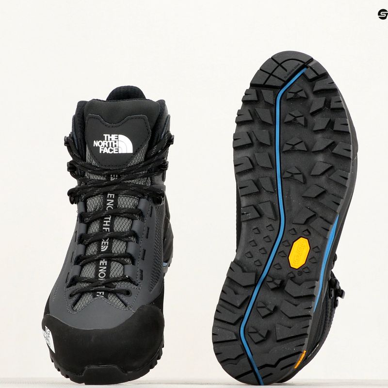 Men's high-mountain boots The North Face Verto Alpine Mid Gore-Tex asphalt grey/black 9