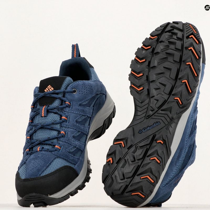 Columbia Crestwood zinc/owl men's hiking boots 10
