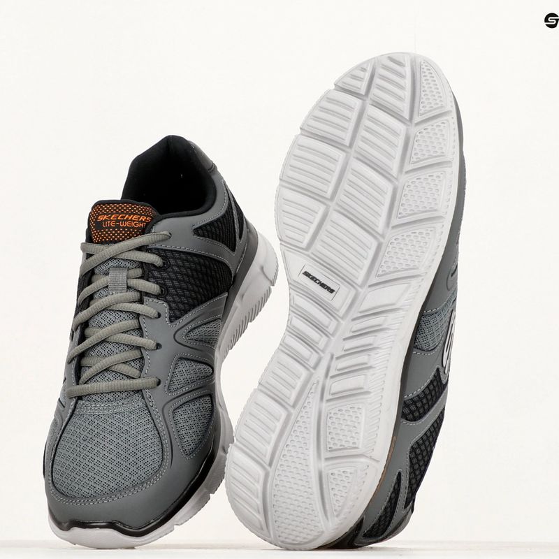 SKECHERS Verse Flash Point men's shoes charcoal 9