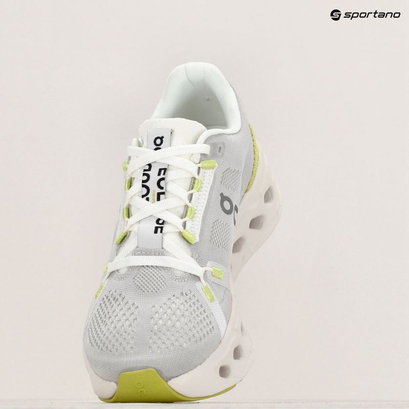 Women's On Running Cloudeclipse white/sand running shoes 9