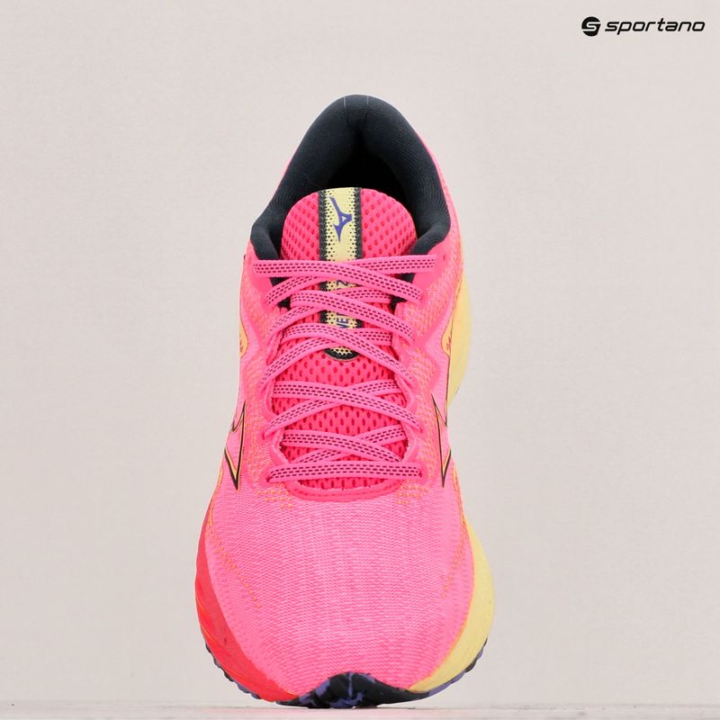 Women's running shoes Mizuno Wave Rider 27 h-vpink/oblue/luminous 9