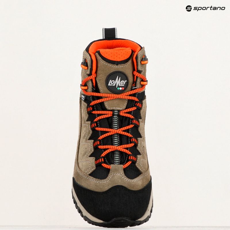 Men's trekking boots Lomer Sella High Mtx Suede truffle 10