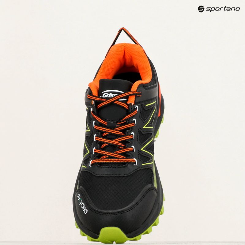 Men's trekking boots Grisport 81001V2M2 black/lime 9