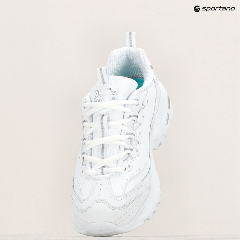 SKECHERS D'Lites Fresh Start women's shoes white/white 9