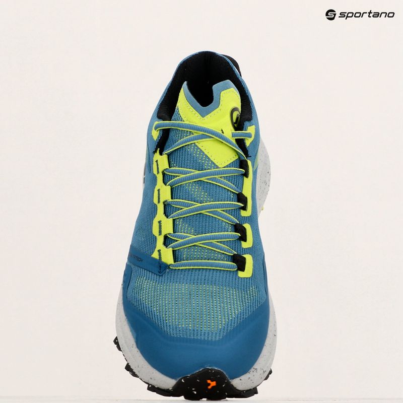 SCARPA Spin Planet women's running shoes ocean blue/lime 9