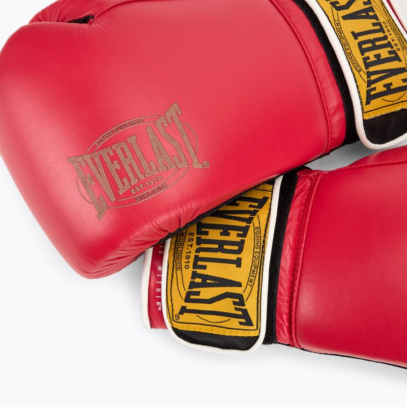 Boxing gloves Everlast 1910 Classic red 5
