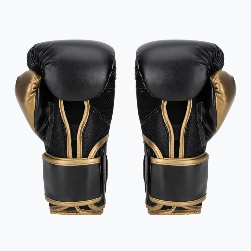 Everlast Powerlock 2 black/gold boxing gloves 3