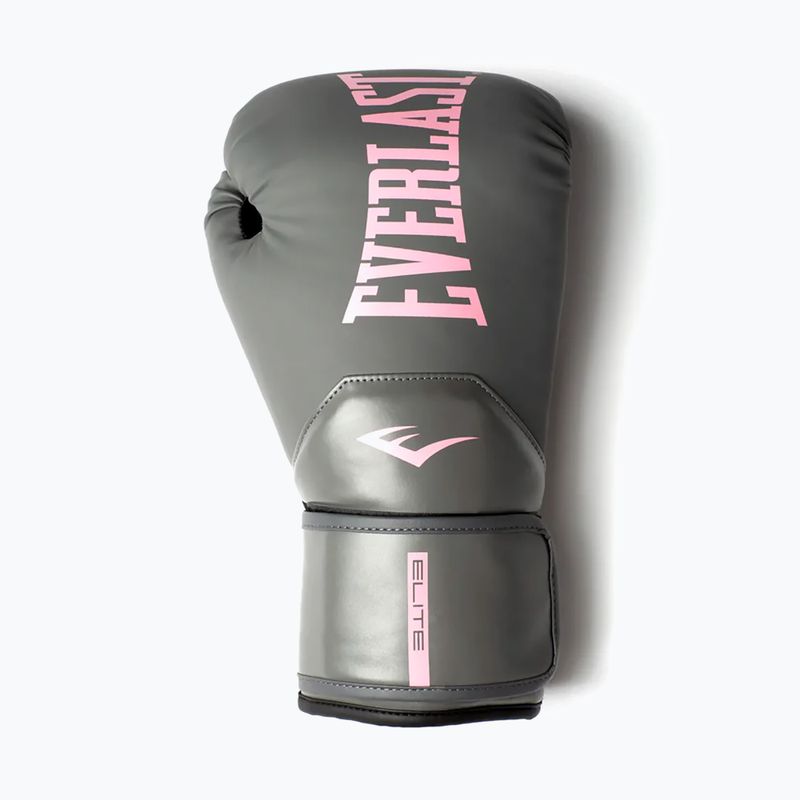 Everlast Pro Style Elite 2 grey/pink boxing gloves 2