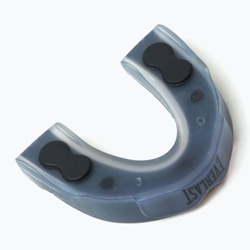 Professional single mouthguard Everlast clear/black 4